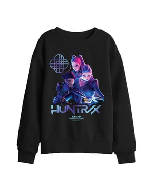 K-Pop Demon Hunters - "Huntrix" Sweatshirt für Kinder (Schwarz)