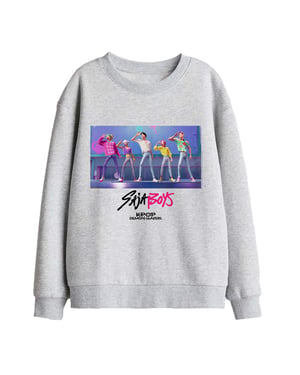 K-Pop Demon Hunters - "Saja Boys Soda Pop" Sweatshirt für Kinder (Sportliches Heather)
