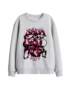 K-Pop Demon Hunters - "Demon Group" Sweatshirt für Kinder (Sportliches Heather)
