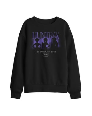 K-Pop Demon Hunters - "Huntrix The Takedown Tour" Sweatshirt für Kinder (Schwarz)