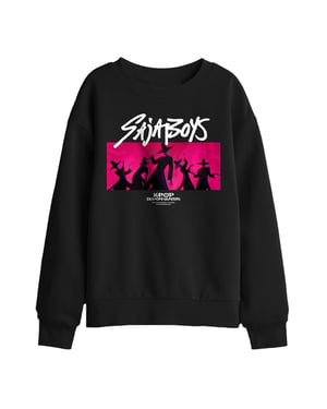 K-Pop Demon Hunters - "Saja Boys" Sweatshirt für Kinder (Schwarz/Pink)