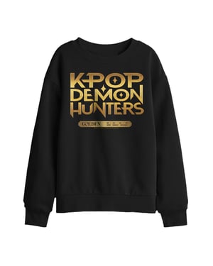 K-Pop Demon Hunters - "Golden Tour" Sweatshirt für Kinder (Schwarz)