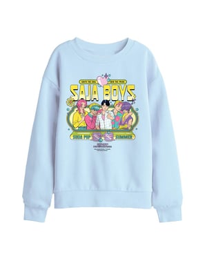 K-Pop Demon Hunters - "Saja Boys Summer Festival" Sweatshirt für Kinder (Hellblau)