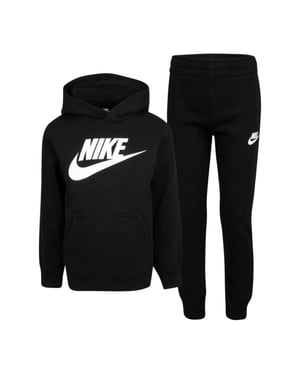 Nike - Trainingsanzug-Set für Jungen, Fleece, Langärmlig (Schwarz)