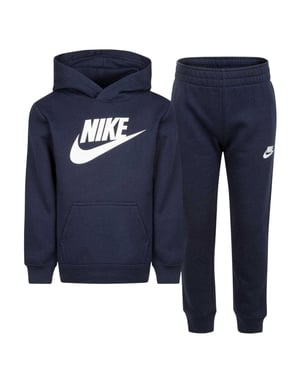 Nike - Trainingsanzug-Set für Jungen, Fleece, Langärmlig (Marine)