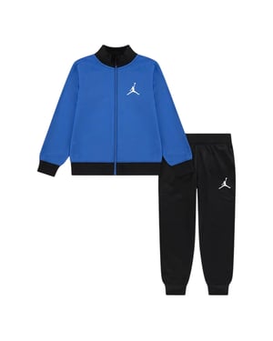 Nike - "Air Jordan" Trainingsanzug für Kinder, Langärmlig (Blau/Schwarz)