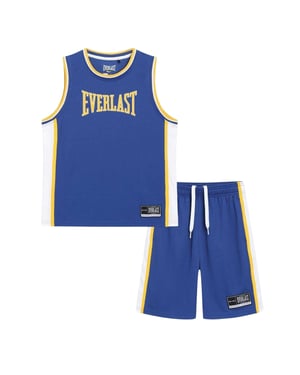 Everlast - Ober- und Unterteil-Set-Set für Kinder, Polyester (Blau/Gelb)