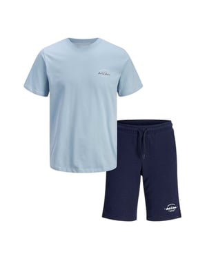 Jack And Jones - T-Shirt und Shorts für Kinder (Marine/Blau)