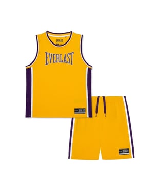 Everlast - Ober- und Unterteil-Set-Set für Kinder, Polyester (Gelb/Violett)