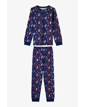 Penti Jungen Style Repeat Baumwolle Langarm-Pyjama-Set