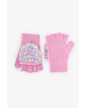 Penti Mädchenhandschuhe mit Pailletten