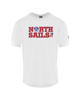 North Sails USA Weißes T-Shirt