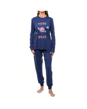 KLP1 Damen-Winterpyjama mit langen Ärmeln