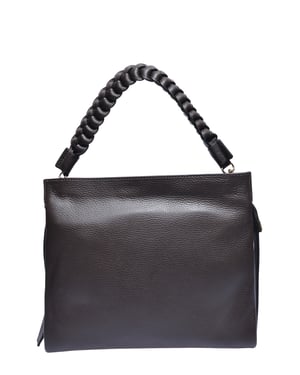 Luisa Vannini Kastanienbraun Rindsledertasche