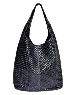 Luisa Vannini Blau Rindsledertasche