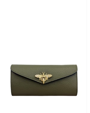 Anna Luchini Grün Rindsledertasche