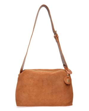 Anna Luchini Braun Rindsledertasche