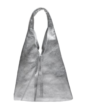 Anna Luchini Silber Rindsledertasche