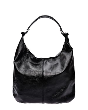 Anna Luchini Schwarz Rindsledertasche