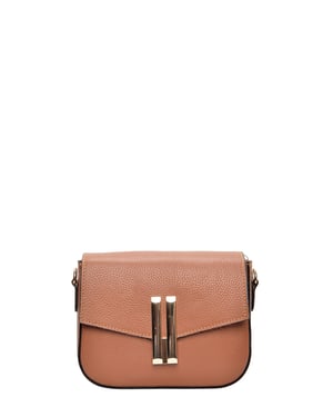 Anna Luchini Braun Rindsledertasche