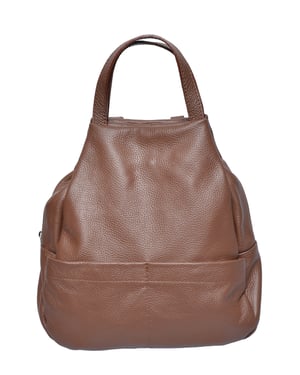 Anna Luchini Kastanienbraun Rindsledertasche