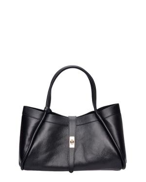 Luisa Vannini Schwarz Rindsledertasche