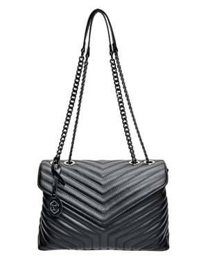 Luisa Vannini SCHWARZ Rindsledertasche