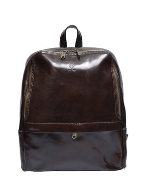 Anna Luchini Kastanienbraun Rindsledertasche