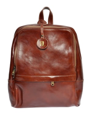 Anna Luchini Kastanienbraun Rindsledertasche