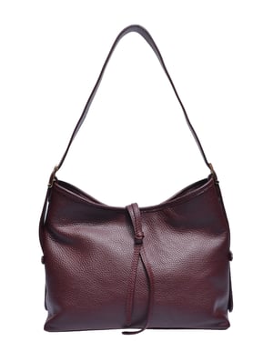 Anna Luchini Weinfarbe Rindsledertasche