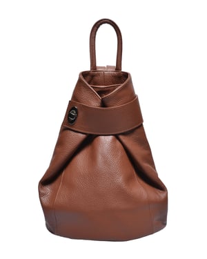 Anna Luchini Kastanienbraun Rindsledertasche