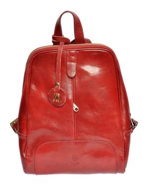 Anna Luchini Rot Rindsledertasche