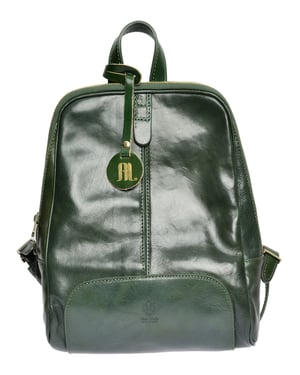 Anna Luchini Grün Rindsledertasche