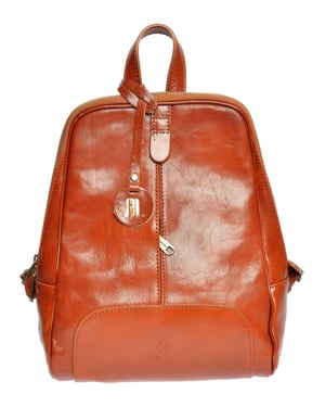 Anna Luchini Braun Rindsledertasche