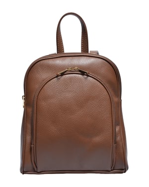Anna Luchini Kastanienbraun Rindsledertasche
