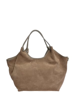 Anna Luchini Beige Rindsledertasche
