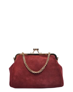 Luisa Vannini BORDEAUX Rindsledertasche