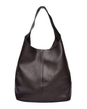 Roberta M Kastanienbraun Rindsledertasche