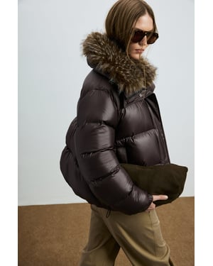 LUFIAN Damen Pufferjacke mit Gänsedaunen