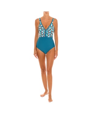 Badeanzug mit V-Ausschnitt EB1713C Damen