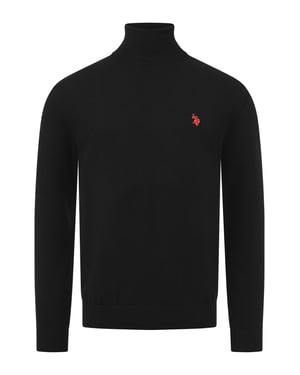 U.S. POLO ASSN. Herren Rollkragenpullover – 100% Baumwolle mit Logo-Stickerei
