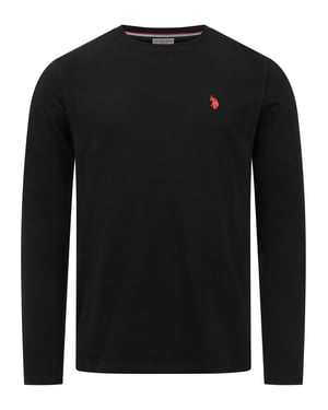 U.S. POLO ASSN. Herren Longsleeve Luucas – Langarmshirt aus 100% Baumwolle mit Logo-Stickerei
