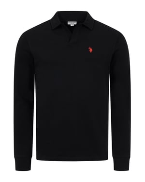 U.S. POLO ASSN. Herren Langarm-Poloshirt – 100% Baumwolle mit Logo-Stickerei
