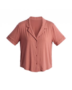 Damen-Pyjamahemd mit kurzen Ärmeln 709290