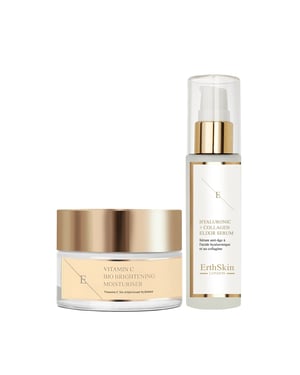 Vitamin C Bio Brightening Moisturizing Cream 50ml + Hydroacid & Collagen Serum - 60ml