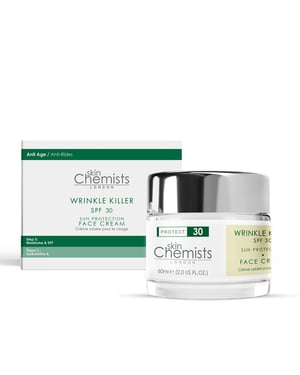 skinChemists Faltenbekämpfende Anti-Aging-Tagescreme mit Sonnenschutz, LSF 30, 60 ml