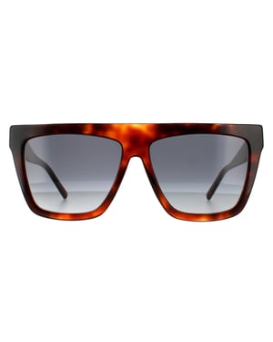 Hugo Boss Square Womens Havanna Dunkelgrau Gradient Sonnenbrille