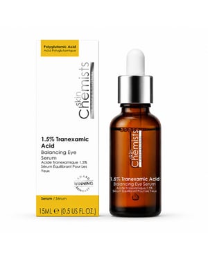 skinChemists 1,5 % Tranexamsäure-Augenserum zur Regulierung des Hautbildes und zur Anti-Aging, 15 ml