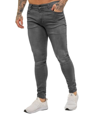 Enzo Herren Skinny Super Stretch Denim Jeans