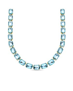 Luxenter Ankek-Halskette aus 18k Gelbgold